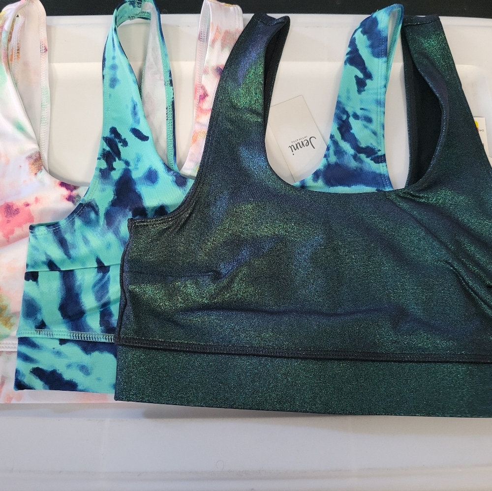 Jenni Intimates Colorful Sports Bras Set